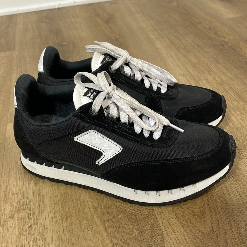 SAS Black and White Women's Sneakers